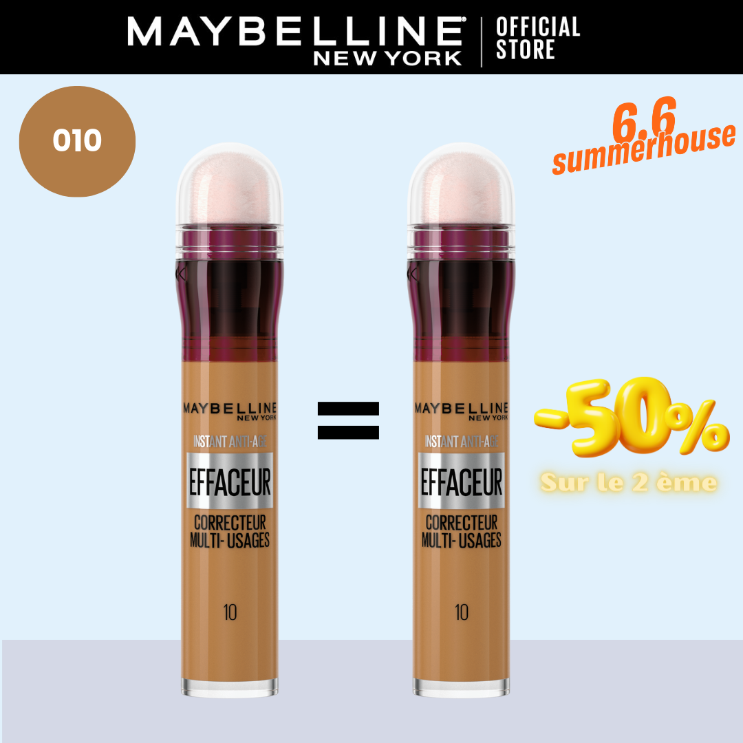 Maybelline Instant Anti-Âge L’Effaceur Correcteur = l'achat d'un anticerne le 2eme est a -50%