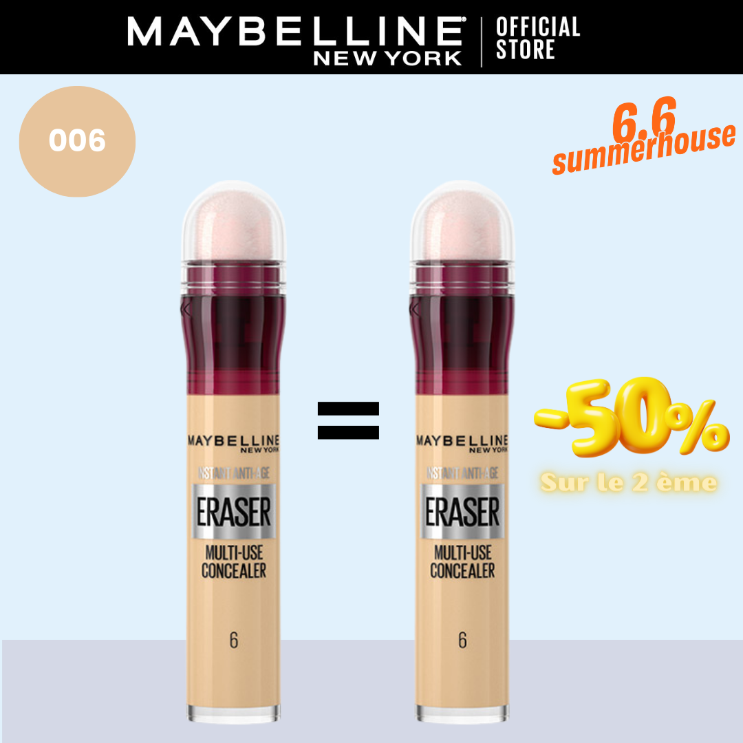 Maybelline Instant Anti-Âge L’Effaceur Correcteur = l'achat d'un anticerne le 2eme est a -50%