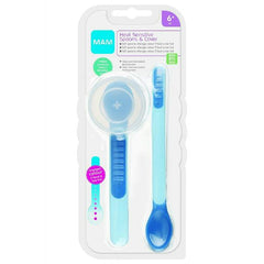 Mam Baby Cuilleres avec Couvercles sensibles +6m