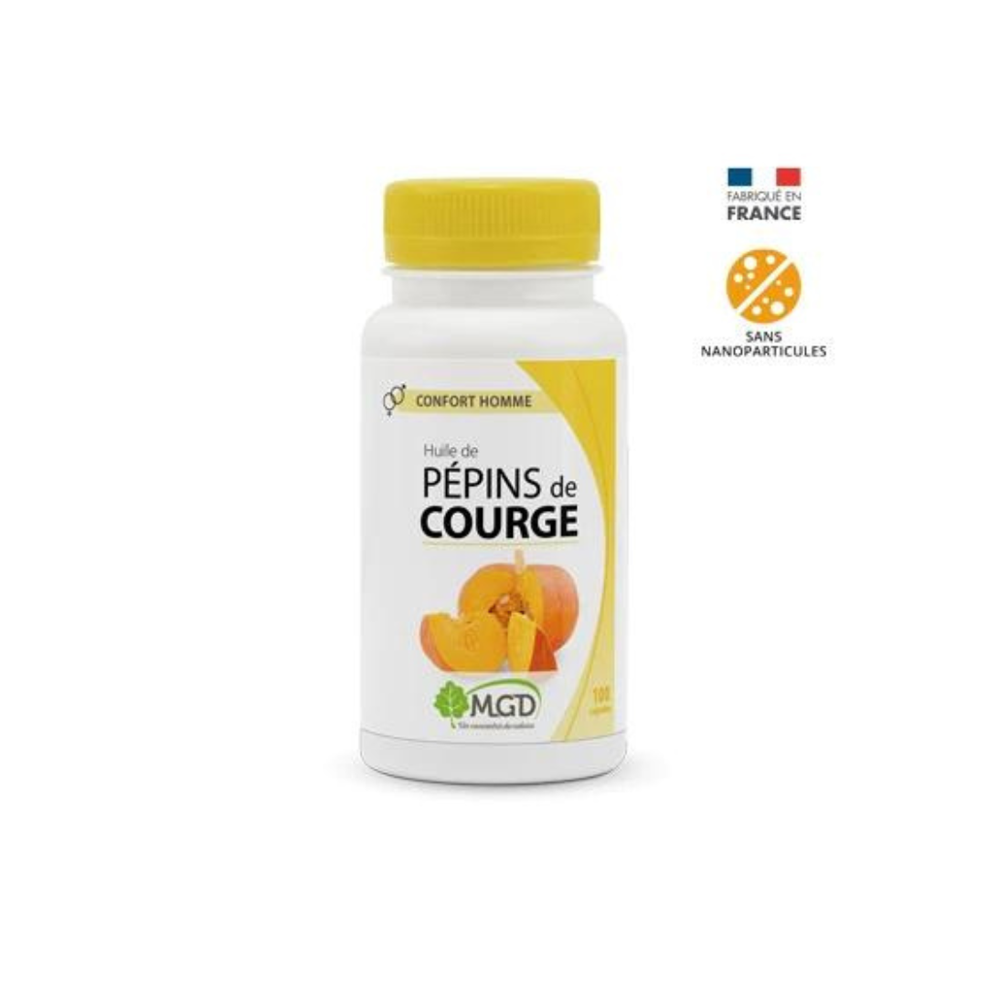 Mgd huile de Pepins De Courge 100capsules