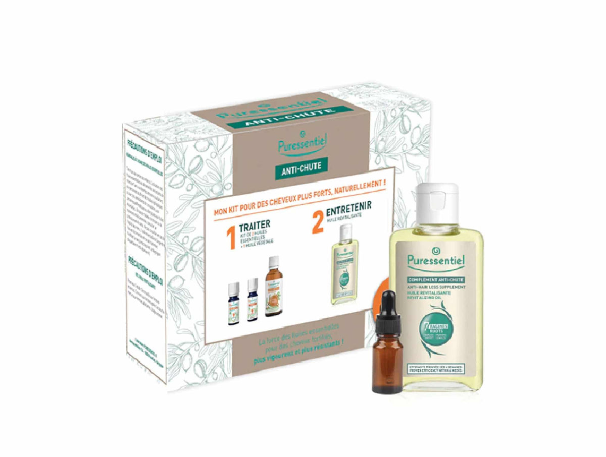 PURESSENTIEL ANTI-CHUTE PACK HE LEM+GING+HV ARGAN+HUILEREVITALISANTE