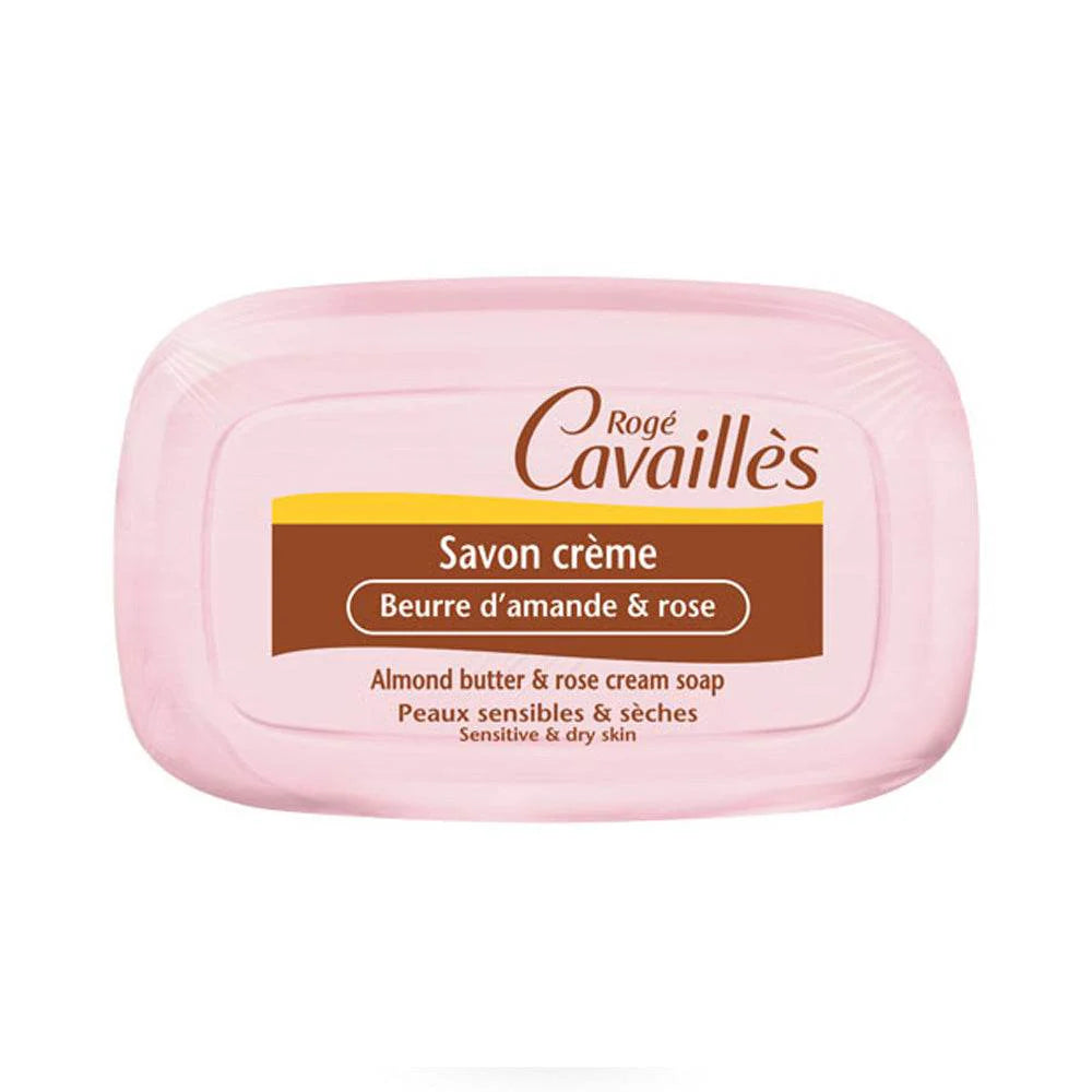ROGE CAVAILLES SAVON Crème BEURRE D'AMANDE ET ROSE 115G