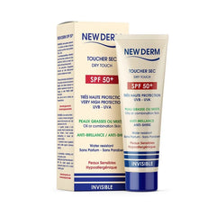NEW DERM Écran Solaire Invisible TOUCHER SEC Spf 50+ (40ml)