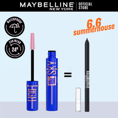 MAYBELLINE SKY HIGH Mascara Volume & Longueur BLEU = TATTOO STUDIO GEL PENCIL OFFERT