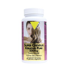 VITALL PLUS SUPER CHEVEUX 500MG 50 GELULES