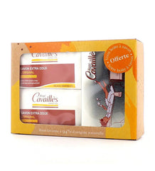 Rogé Cavaillès Coffret 2 savon extra doux Lait Et Miel 2x250g + Boîte à Savon Offerte