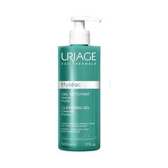 Uriage Hyséac Gel Nettoyant Purifiant 500ml - Soin Visage Anti-Imperfections Peaux Mixtes à Grasses