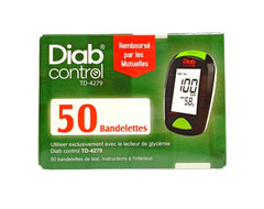 DIAB CONTROL Bandelette 50pcs