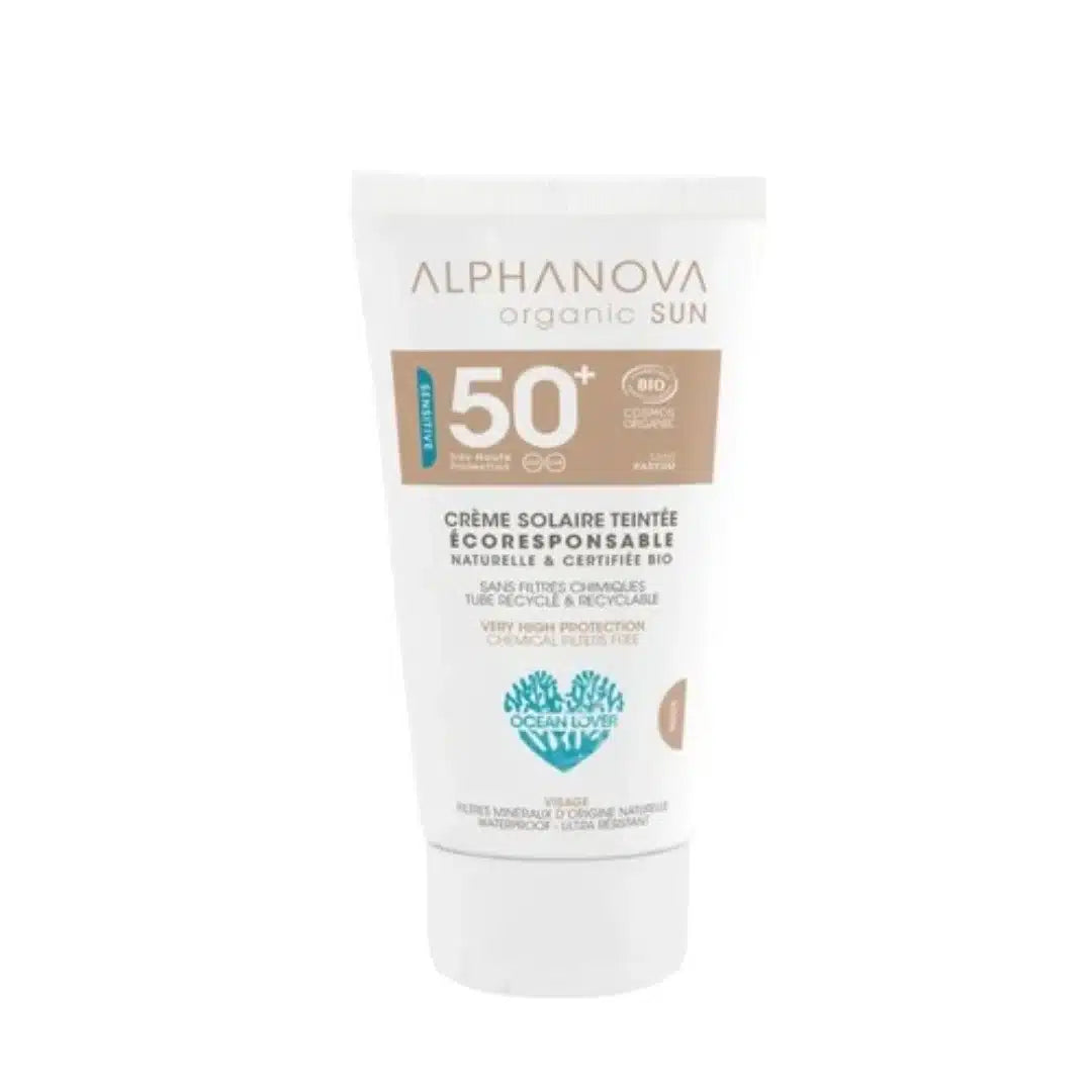 Alphanova Sun Creme Solaire Teintee SPF50+ 50g