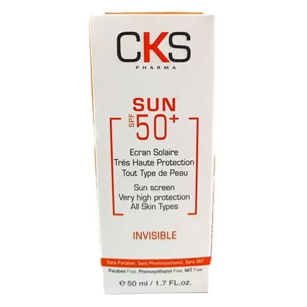 CKS SUN ECRAN SOLAIRE INVISIBLE SPF50+ 50ml