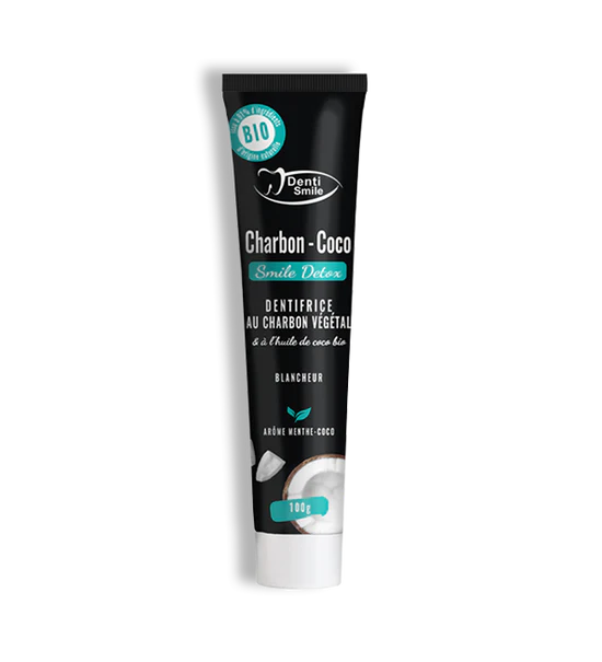 DENTI SMILE DENTIFRICE AU CHARBON COCO 100GR