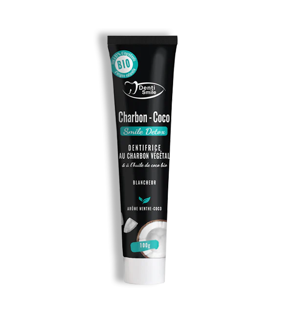 DENTI SMILE Dentifrice au charbon coco 100g