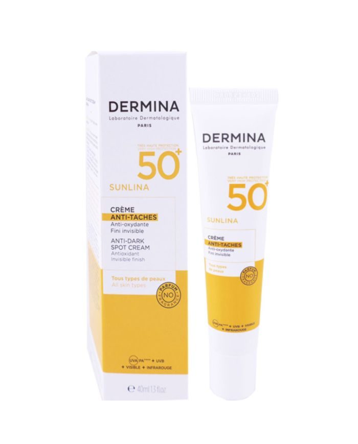 DERMINA SUNLINA CREME ANTI TACHES SPF50+ 40ML
