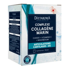 DIETAROMA Complexe Collagène Marin Articulations, Cartilages et Os – 20 Sachets