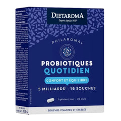 DIETAROMA PHILAROMAL Microbiotiques Quotidien Confort et Équilibre – 60 Gélules