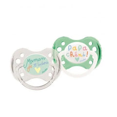 Dodie sucette A31 0-6 Mois Duo Maman Papa Cheri