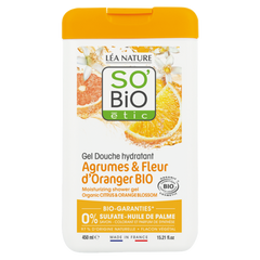 So Bio Gel Douche Agrumes Fleurs d’Oranger 450Ml
