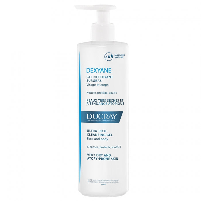 DUCRAY dexyane gel nettoyant visage & corps 400ml
