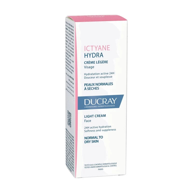 Ducray – Ictyane Hydra Crème Légère Visage – 40 ml