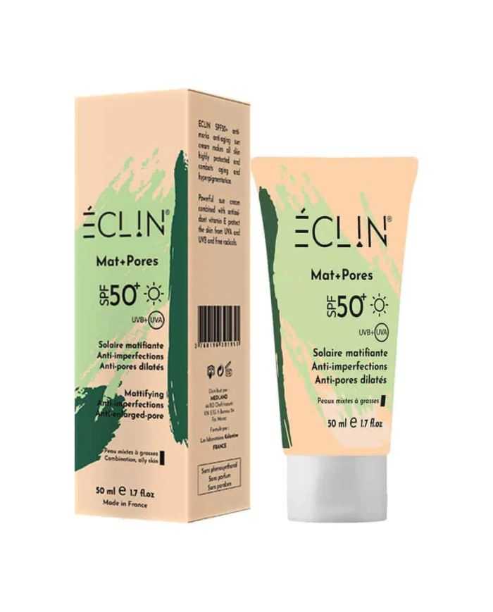 ECLIN CRÈME SOLAIRE SPF50+ MAT+PORES 50ML