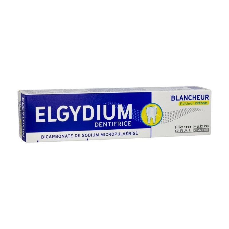 Elgydium Blancheur – Dentifrice fraîcheur citron – 75 ml