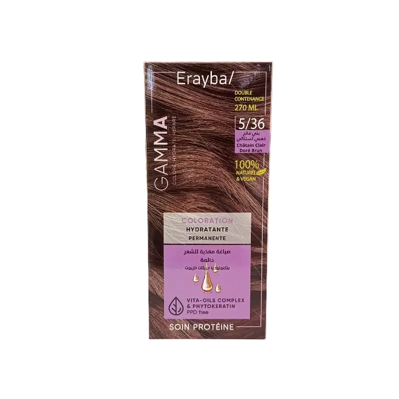 ERAYBA GAMMA NEXT CHATAIN CLAIR DORE BRUN 5/36 100ML