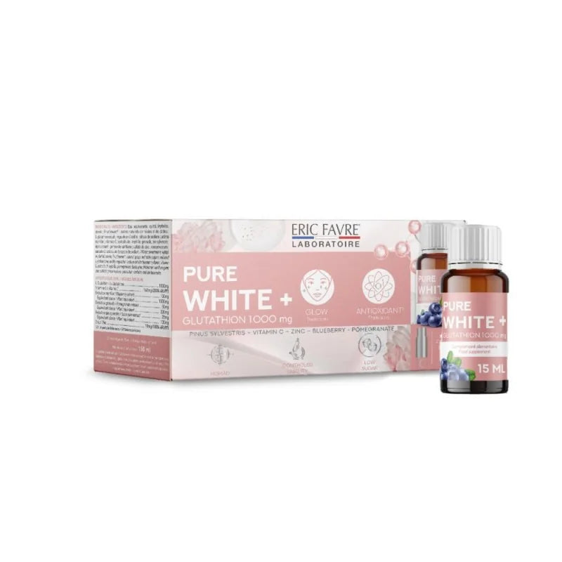 Eric Favre Pure White+ GLUTATHION 1000mg (10 AMPOULES X 15ml)