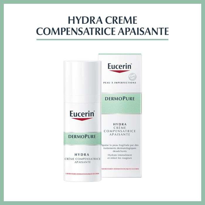 Eucerin – Hydra Crème Compensatrice Apaisante DermoPure – 50 ml
