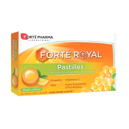 FORTE PHARMA FORTE ROYAL 24 PASTILLES GOUT CITRON
