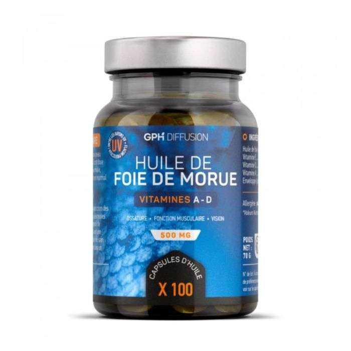 Gph Diffusion Huile de Foie de Morue – 100 Capsules