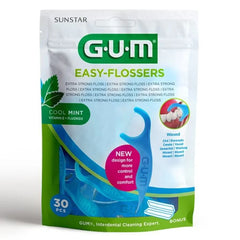 GUM EASY-FLOSSERS CIRE ET FLUORIDE 30 pcs