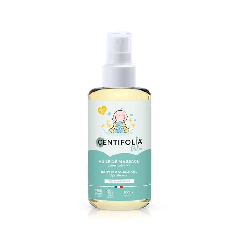 Huile de massage Bio Bébé Centifolia - Flacon de 100 ml