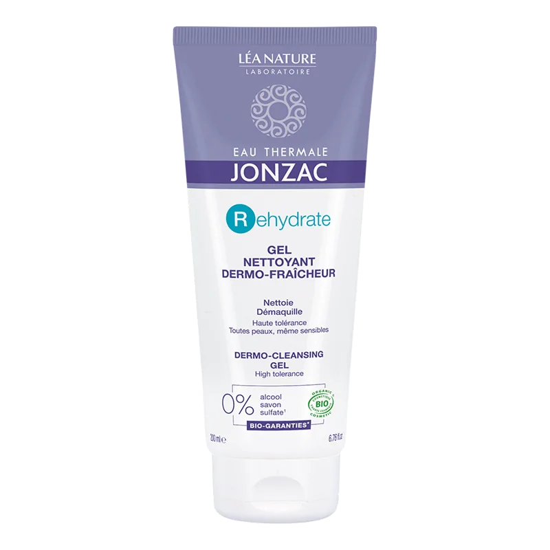 JONZAC EAU THERMALE REHYDRATE GEL DERMO NETTOYANT 200 ML
