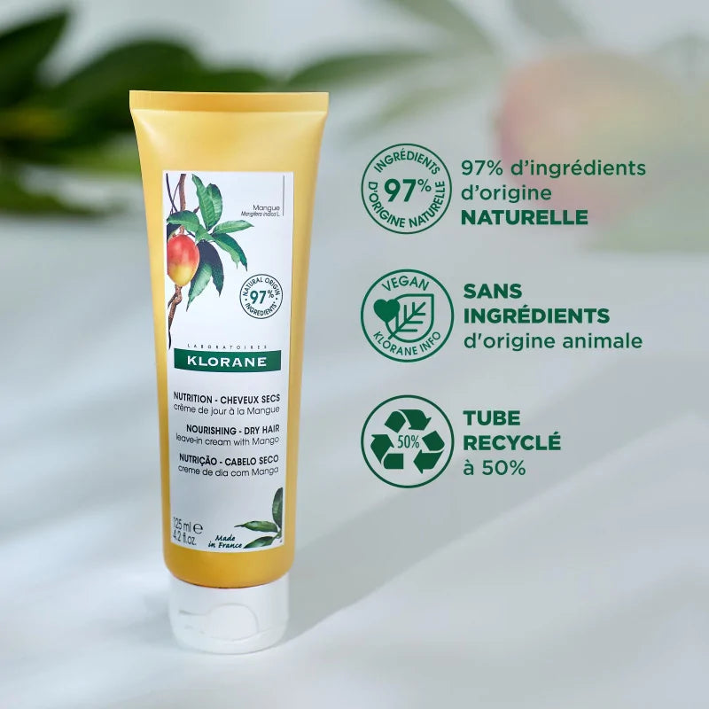 Klorane Mangue Crème de Jour Nourrissante – 125ml