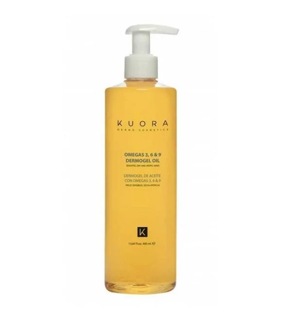KUORA DERMO-GEL À L'HUILE OMEGA 3, 6 & 9 400 ML