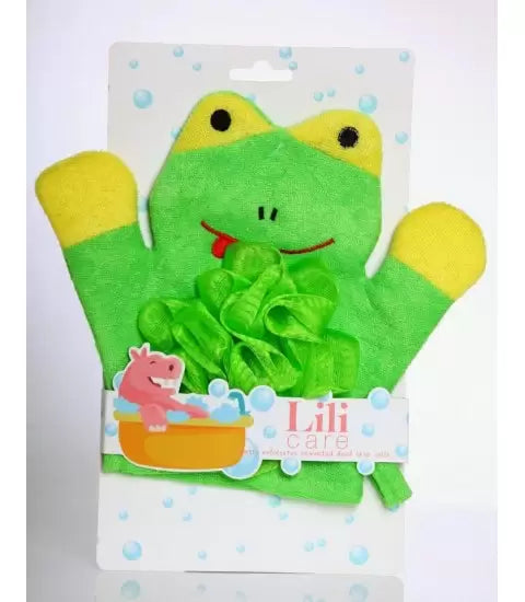 LILI CARE GANT SAVONNAGE POUR ENFANT GRENOUILLE