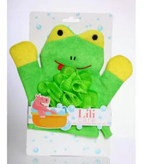 LILI CARE GANT SAVONNAGE POUR ENFANT GRENOUILLE