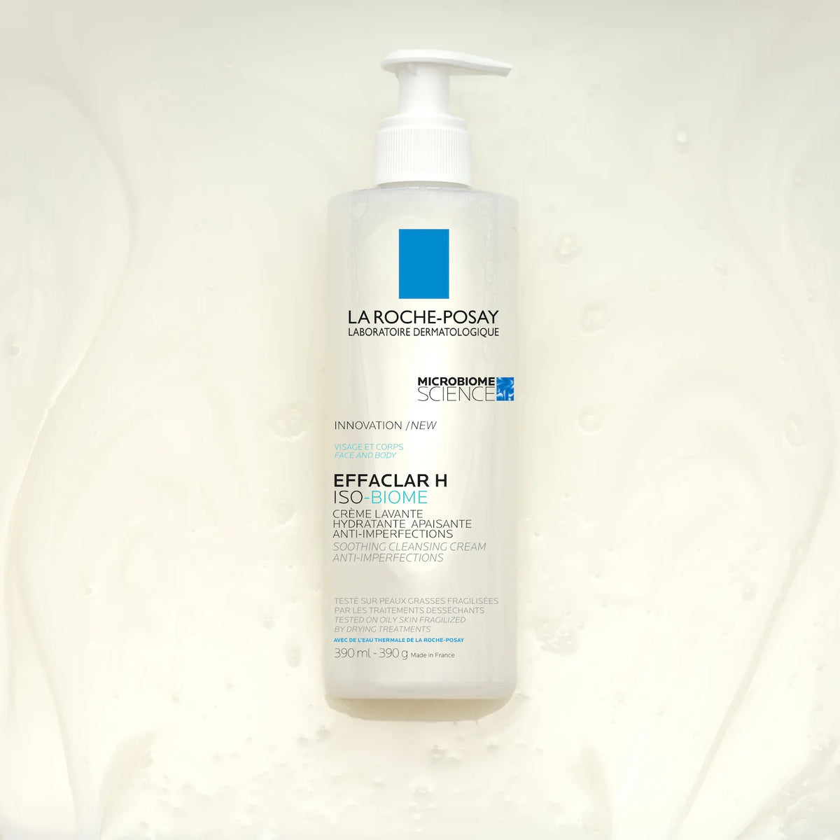 LA ROCHE-POSAY EFFACLAR H ISO-BIOME CREME LAVANTE 390ML
