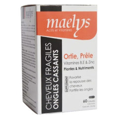 Maelys Ortie Prêle Vitamines B E et Zinc – 60 Gélules