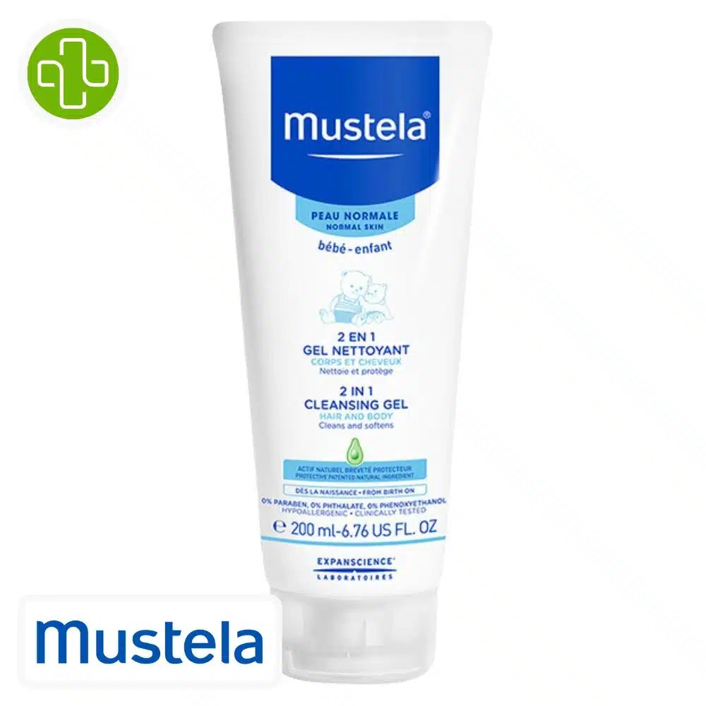 Mustela Bébé-Enfant Gel Nettoyant 2en1 – 200ml