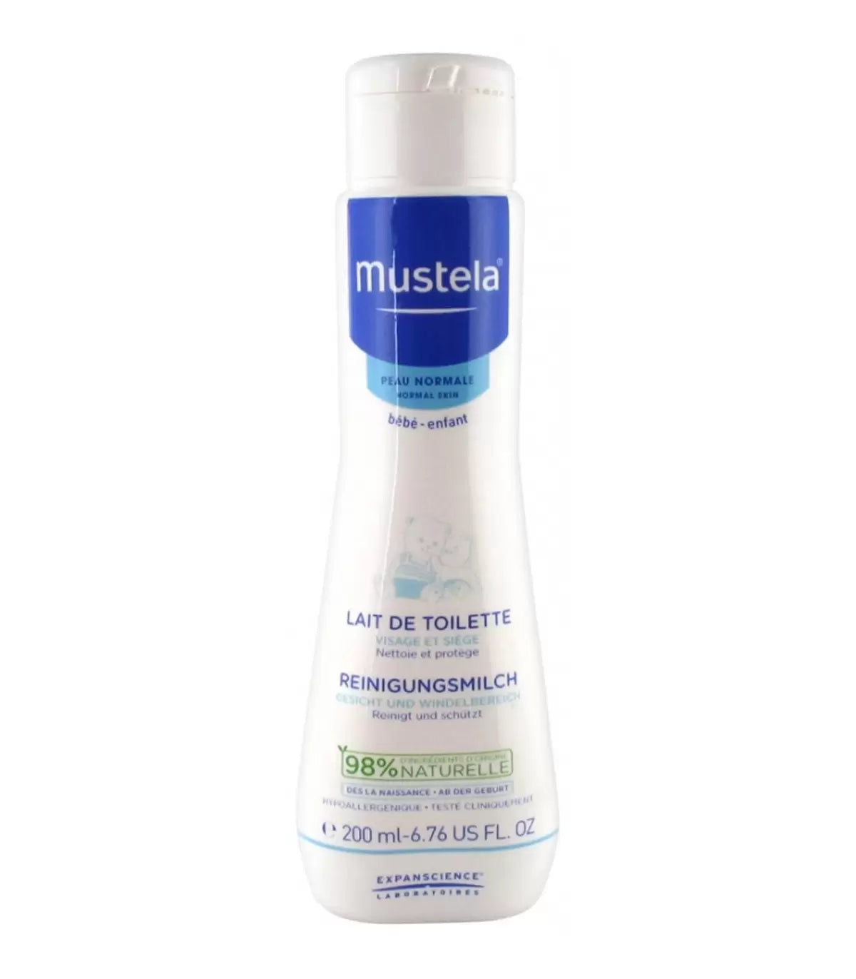 Mustela Lait de Toilette Bébé – 200 ml