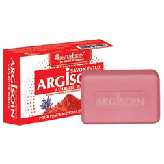 NaturEsoin Argisoin Savon à l’Argile Rouge- 125 G