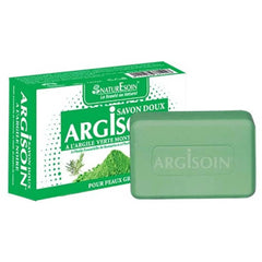NaturEsoin Argisoin Savon à l’Argile Verte- 125 G
