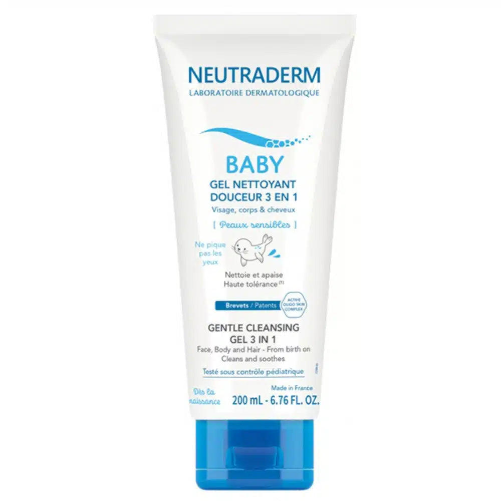 Neutraderm Baby Gel Nettoyant Douceur 3en1 – 200ml