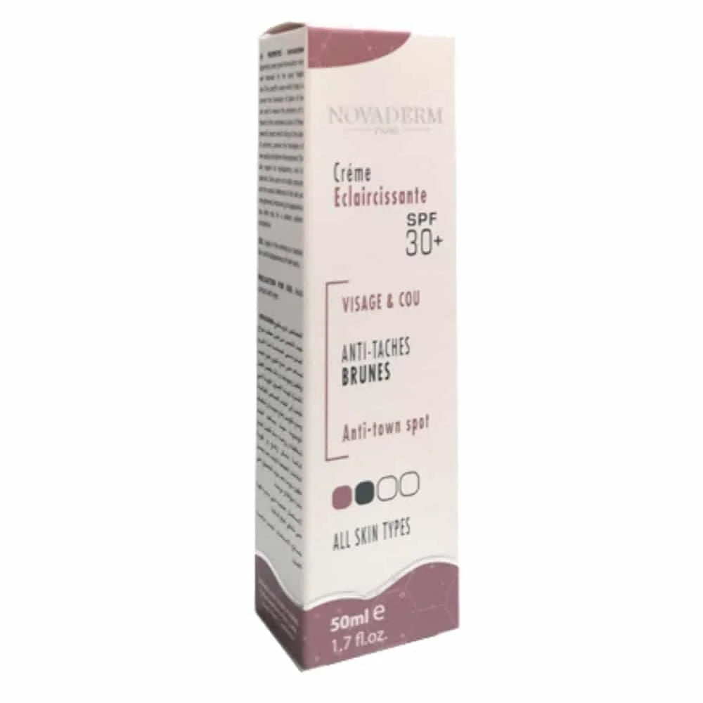 Novaderm Creme Eclaircissante spf30+ 50ml