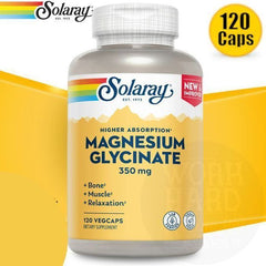 SOLARAY MAGNESIUM GLYCINATE 350mg 120 caps
