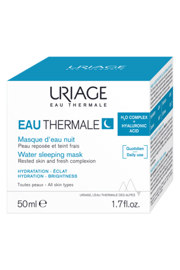 Uriage – Eau Thermale – Masque d’Eau Nuit – 50 ml