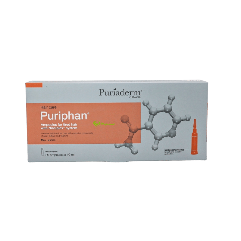 Puriaderm Puriphan Ampoules Cheveux Fragilisés 30 Ampoules*10 ml