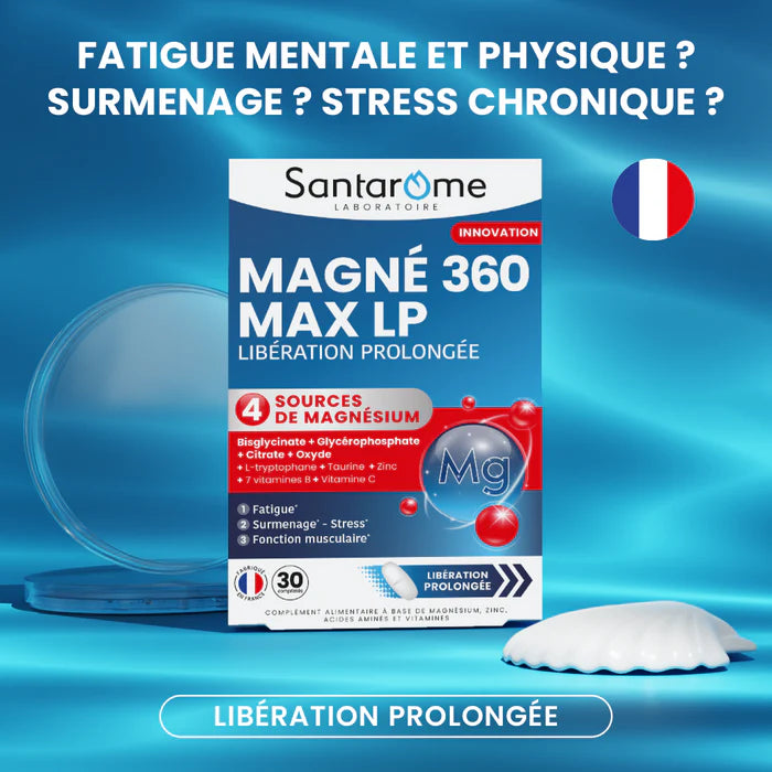 SANTAROME 4 SOURCES DE MAGNESIUM 30 CPS