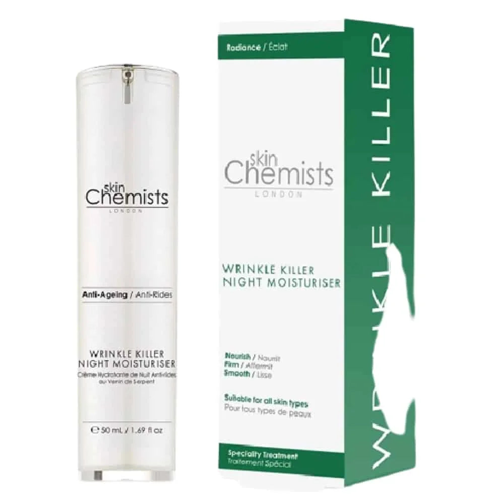 Skin Chemists Crème Hydratante de Nuit Anti-Rides au Venin de Serpent 50ml